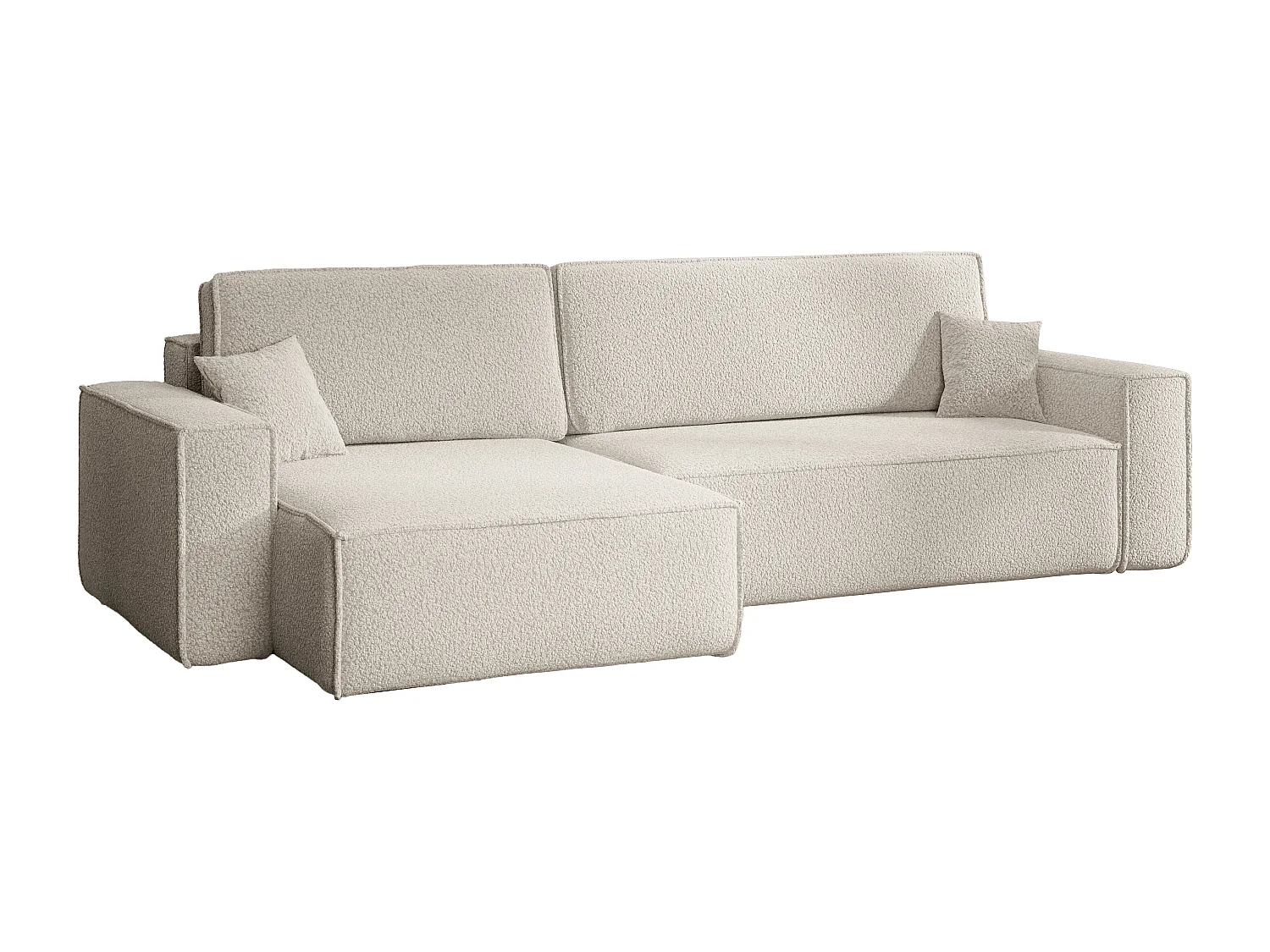 Narożnik Karl XL tkanina Quelle 03 jasnobeżowy