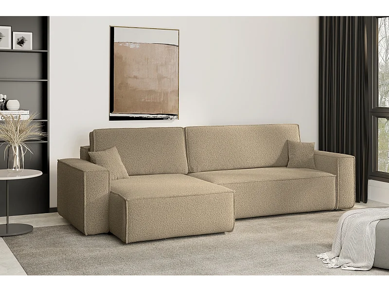 Narożnik Karl XL tkanina Quelle 18 beż