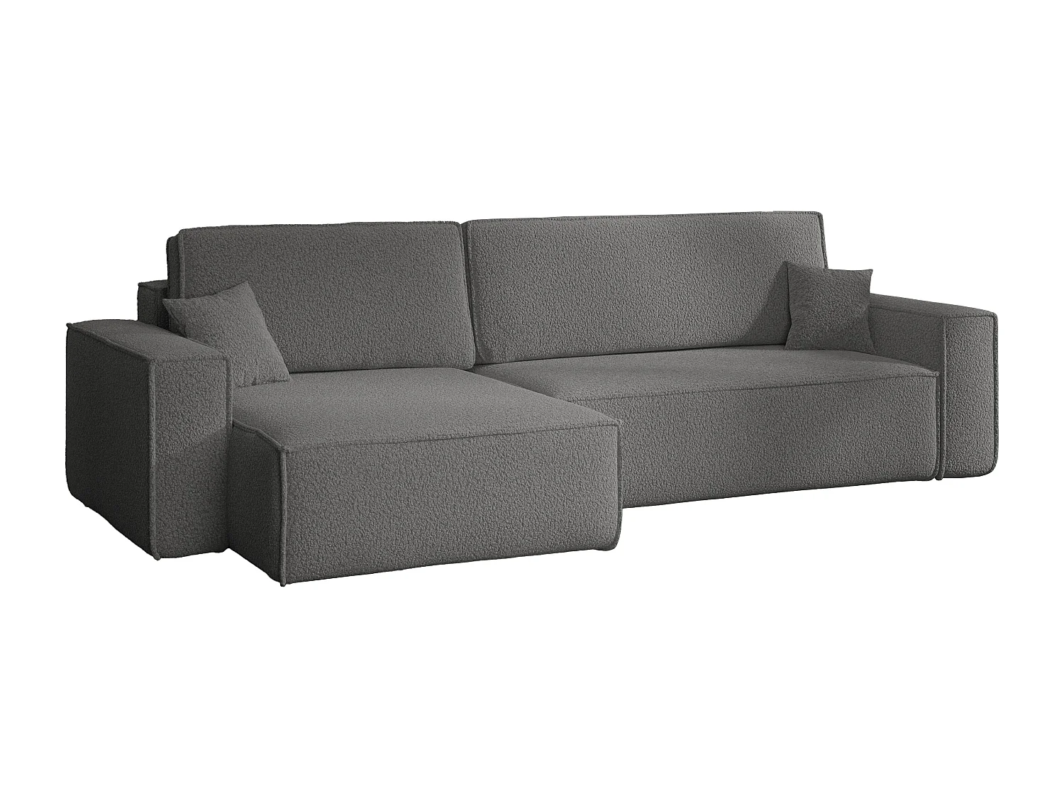 Narożnik Karl XL tkanina Quelle 92 szary