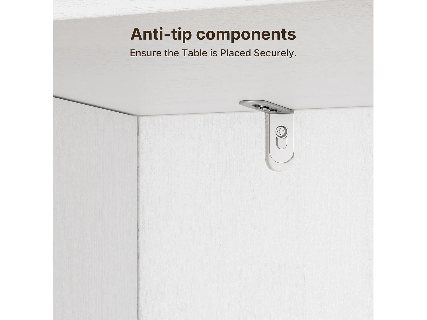 Bealife Armoire de Rangement 1 porte 3 tiroirs – Blanc 80×35×76 cm – Poignées invisibles, Fond de meuble surélevé，Anti-basculement – Salon, Chambre, Calle de bain