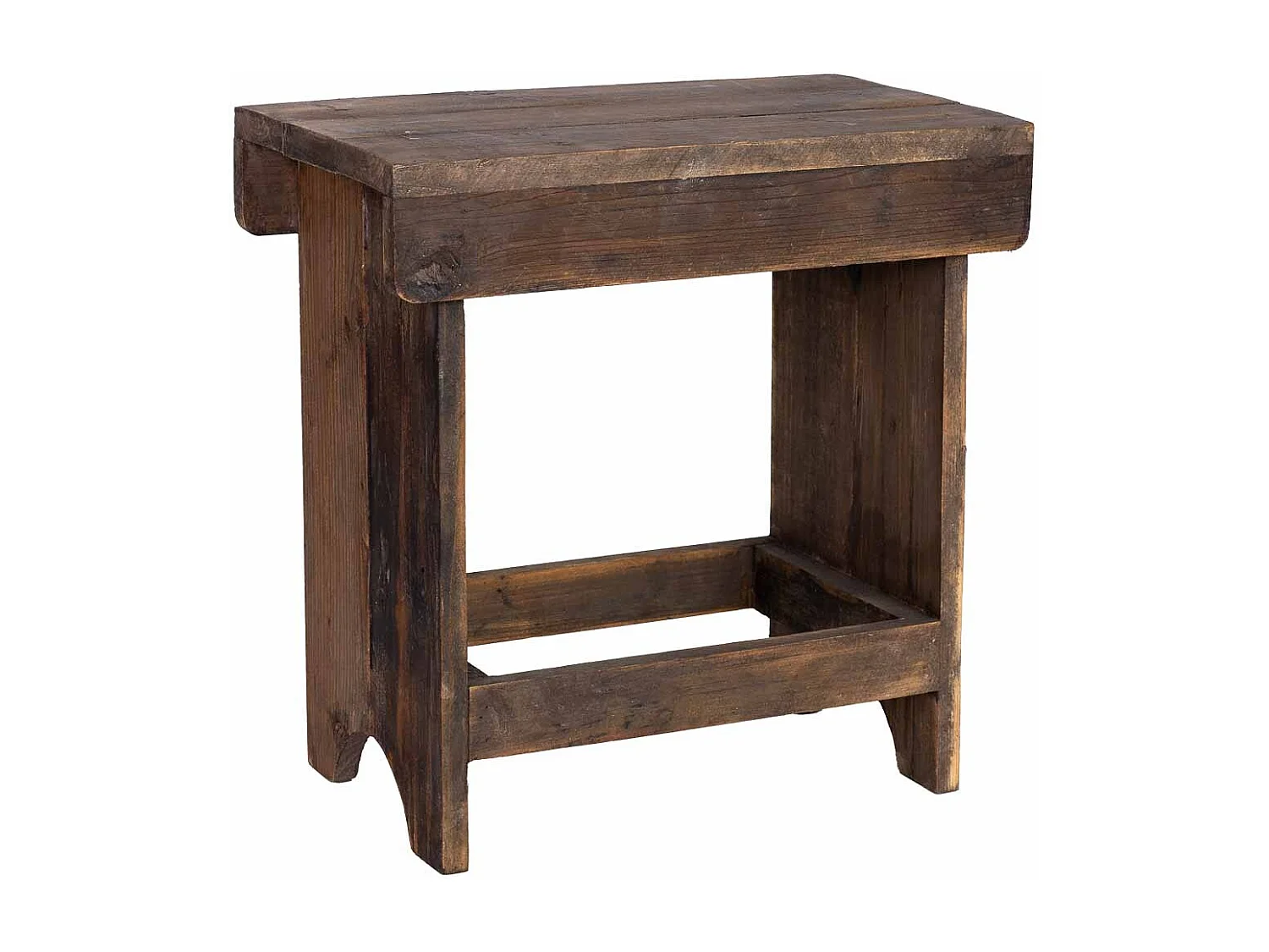 Taburete de madera 42x25x43h cm