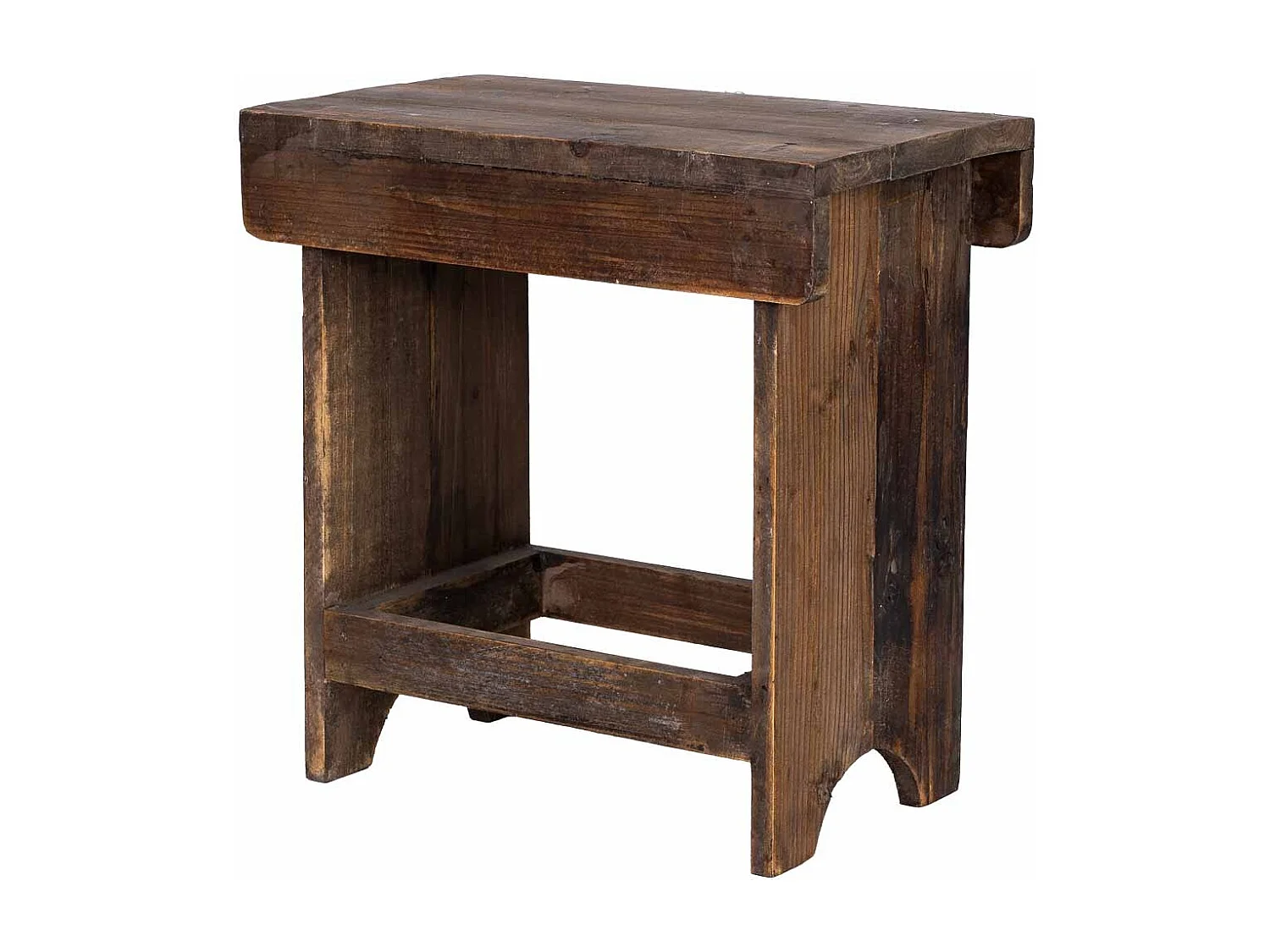 Taburete de madera 42x25x43h cm