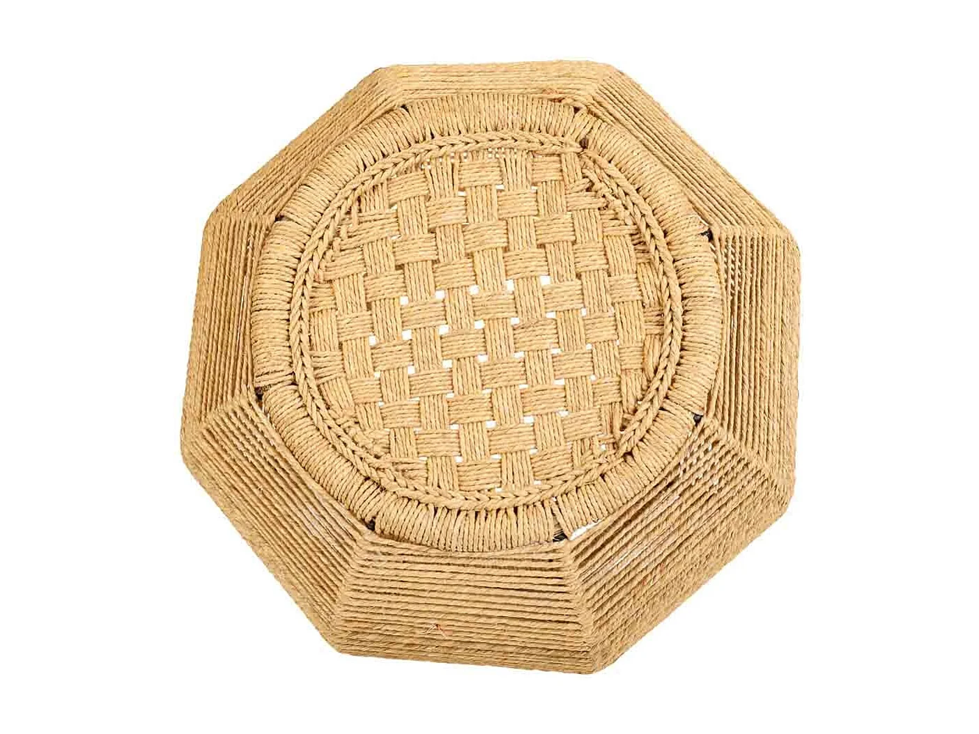 Geflochtener Seilhocker 30x45x30h cm