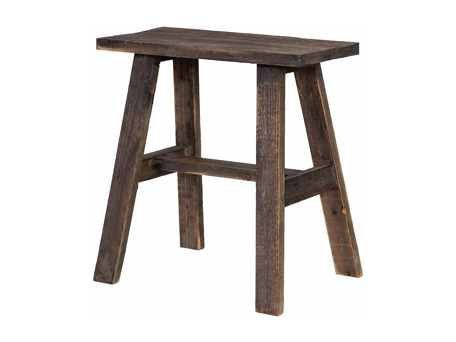 Taburete de madera 42x28x43h cm