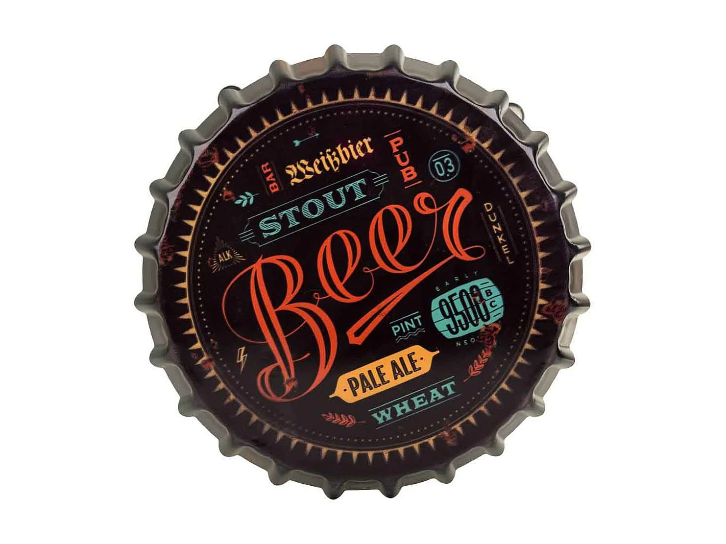 Runder schwarzer Metallhocker, Ø35 x H46 cm