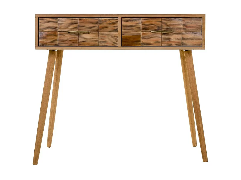 Mobile da ingresso in legno marrone 87x43x79h