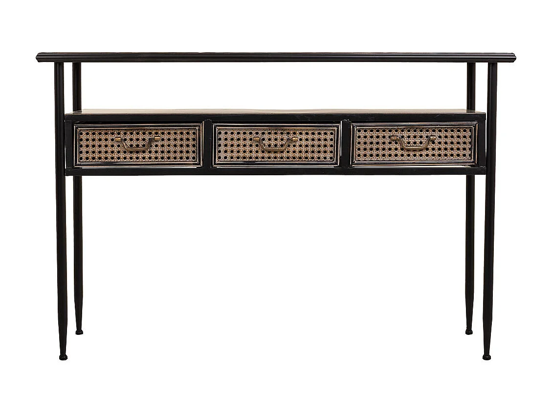 Braune Metallhalle 122x42x80h cm