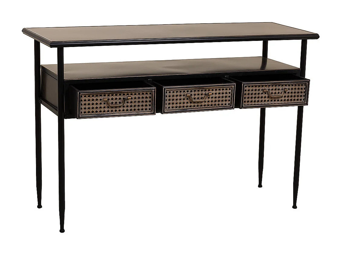 Salão de metal marrom 122x42x80