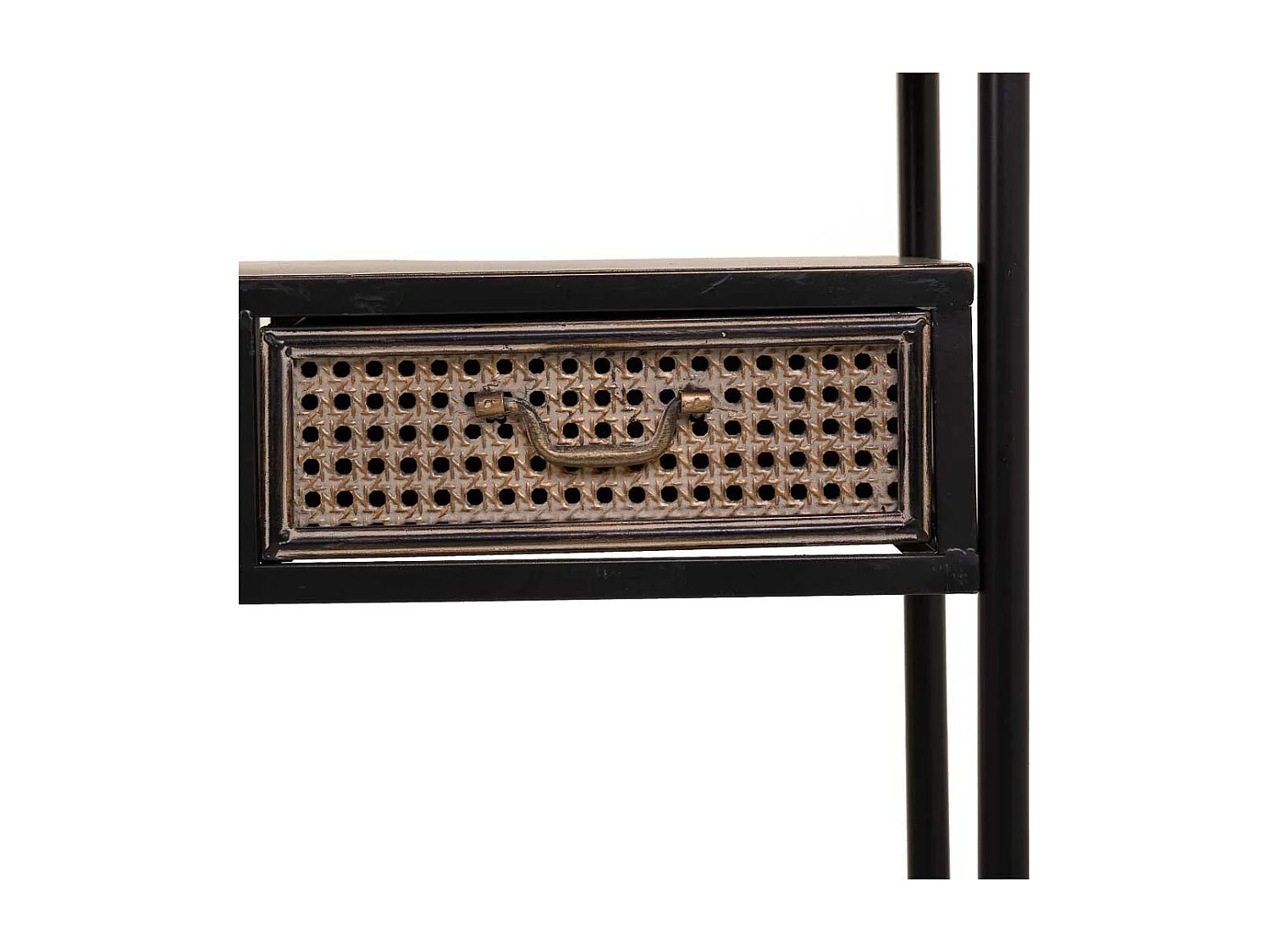 Salão de metal marrom 122x42x80