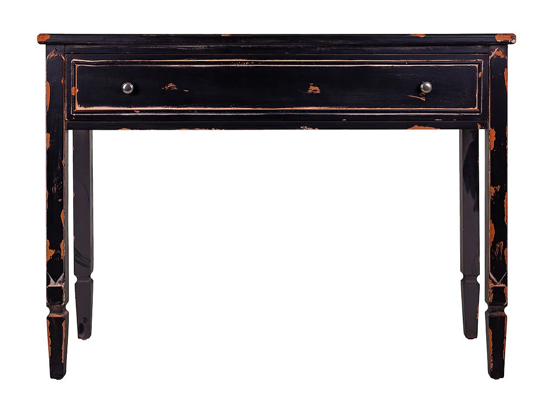 Hall en bois noir 112x38x82h