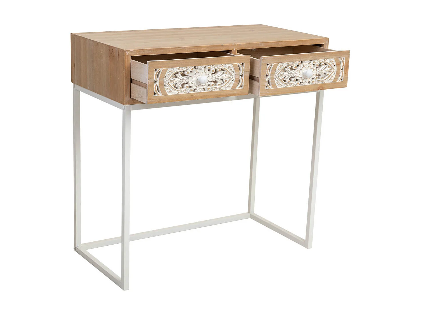 Braune Eingangsmöbel aus Holz 80x42x79