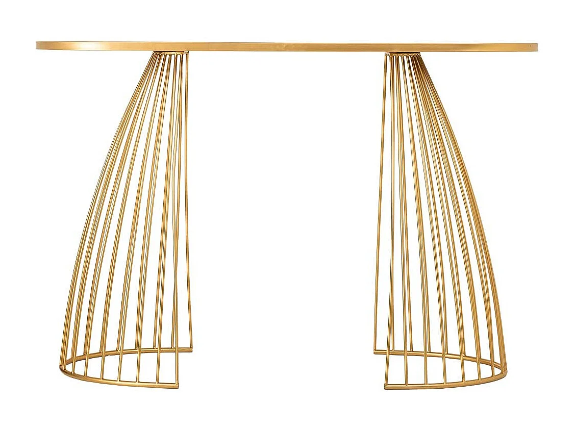 Meuble d'entrée en métal 120x40x80h cm