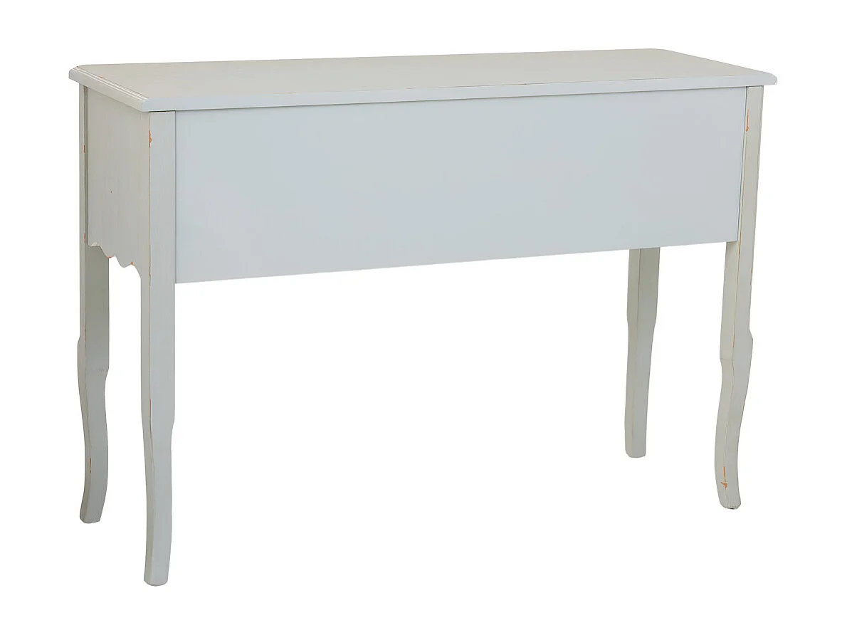 Recibidor de madera con 3 cajones 120x40x82,5h cm