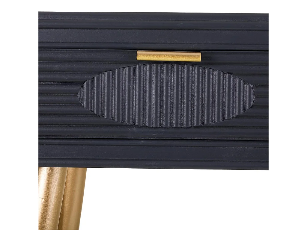 Mobile da ingresso in legno grigio scuro 82x41x78h