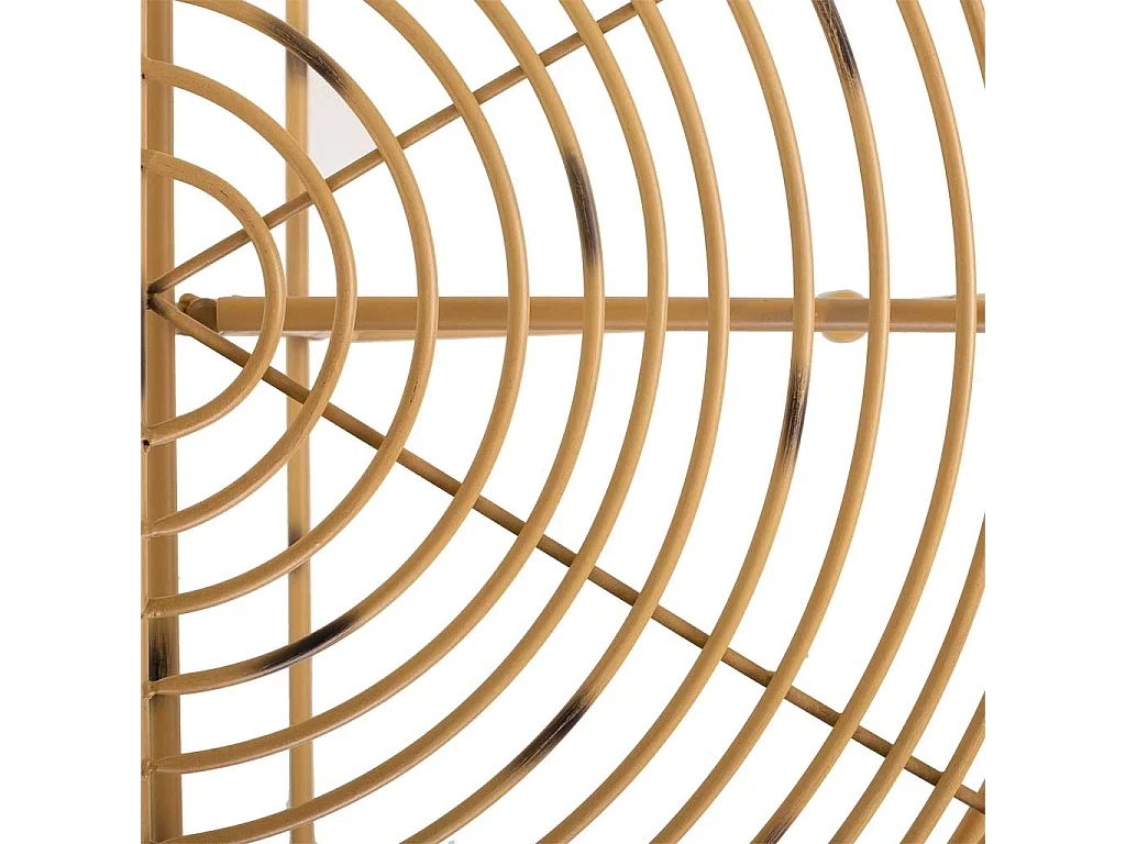 Entrée en fer forgé jaune 75x37x75h