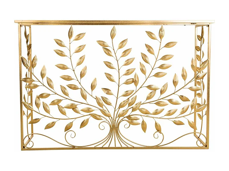 Goldene Metallhalle 120x40x80h cm