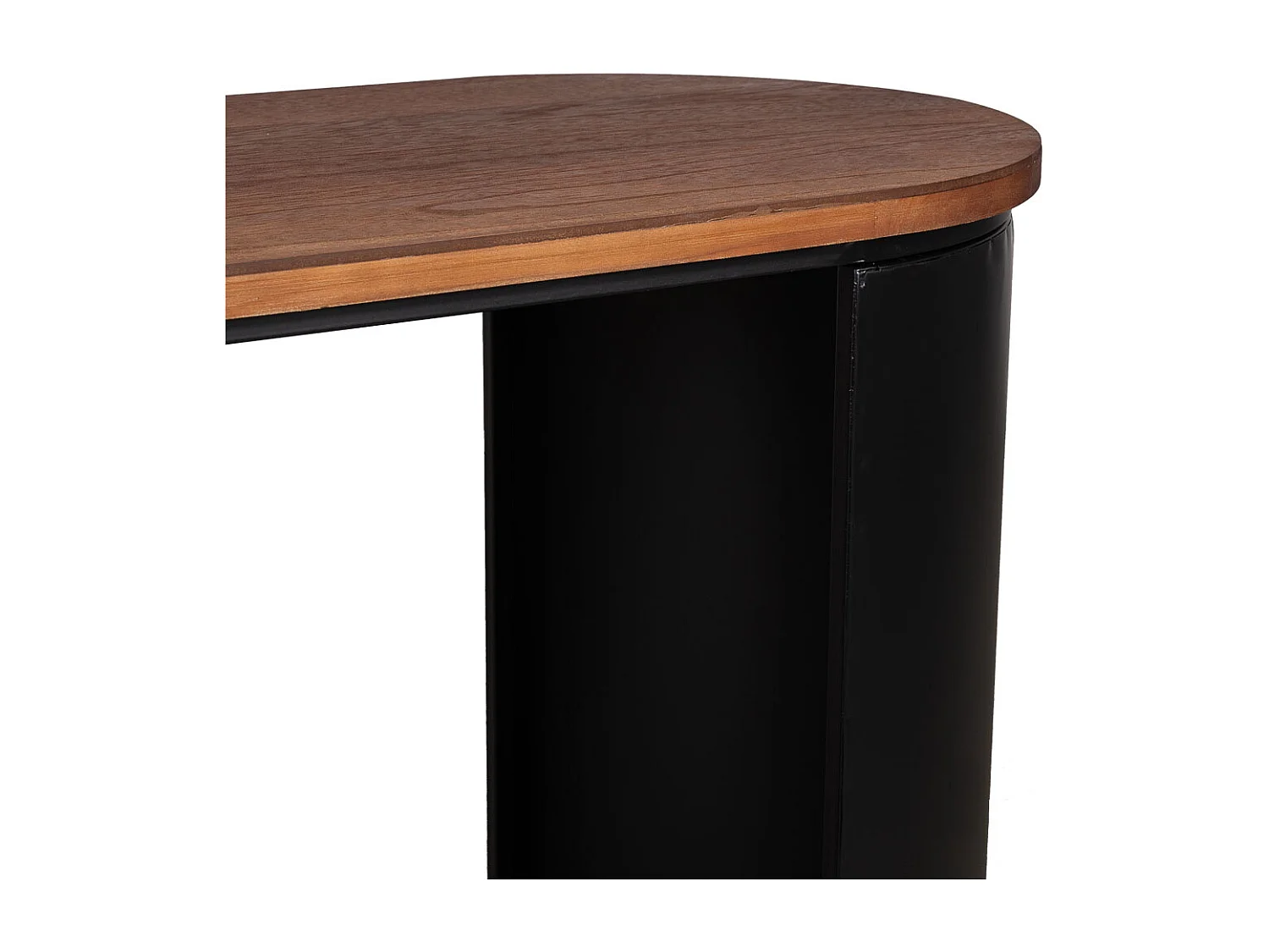 Mobile da ingresso in legno nero 120x40x79.5h cm