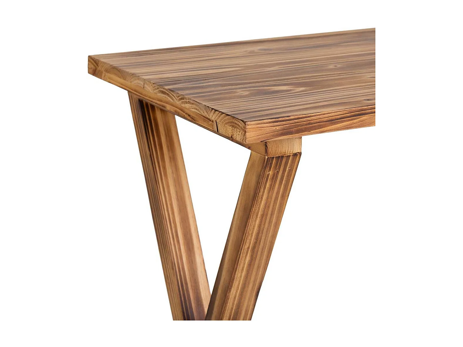 Console en bois et métal 106x40x76,5h cm