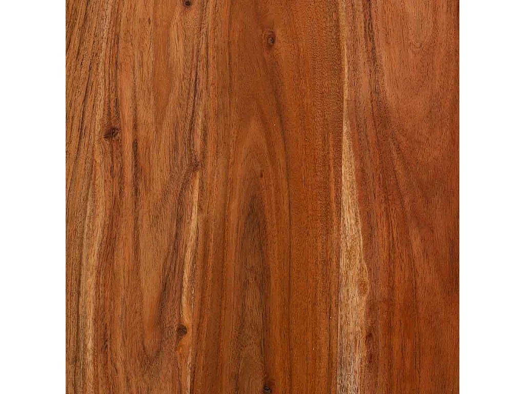 Flurmöbel aus Holz und schwarzem Metall, 120x45x75h cm