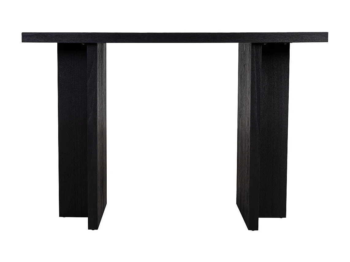 Meuble d'entrée en bois noir 120x40x81