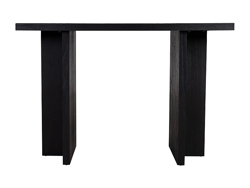 Mobile da ingresso in legno nero 120x40x81