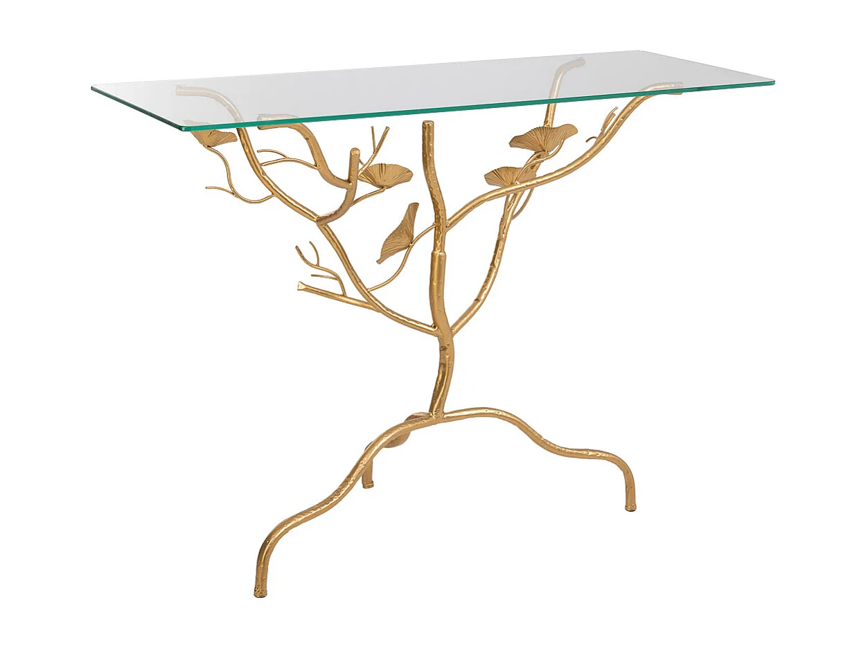 Goldene Konsolentisch 110x40x80