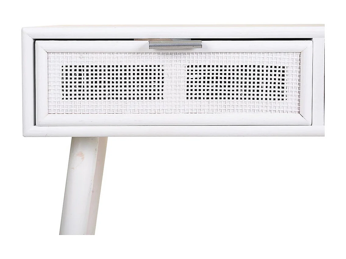 Flurmöbeln und weißes Gitter 120x42x79h cm