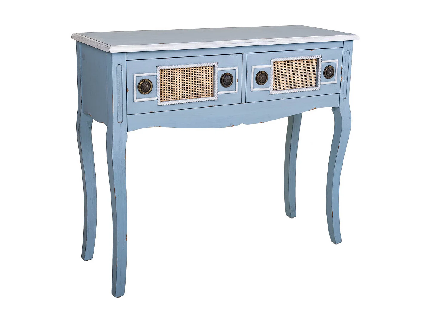 Blaue HolzFlurmöbeln 90x33x77h cm