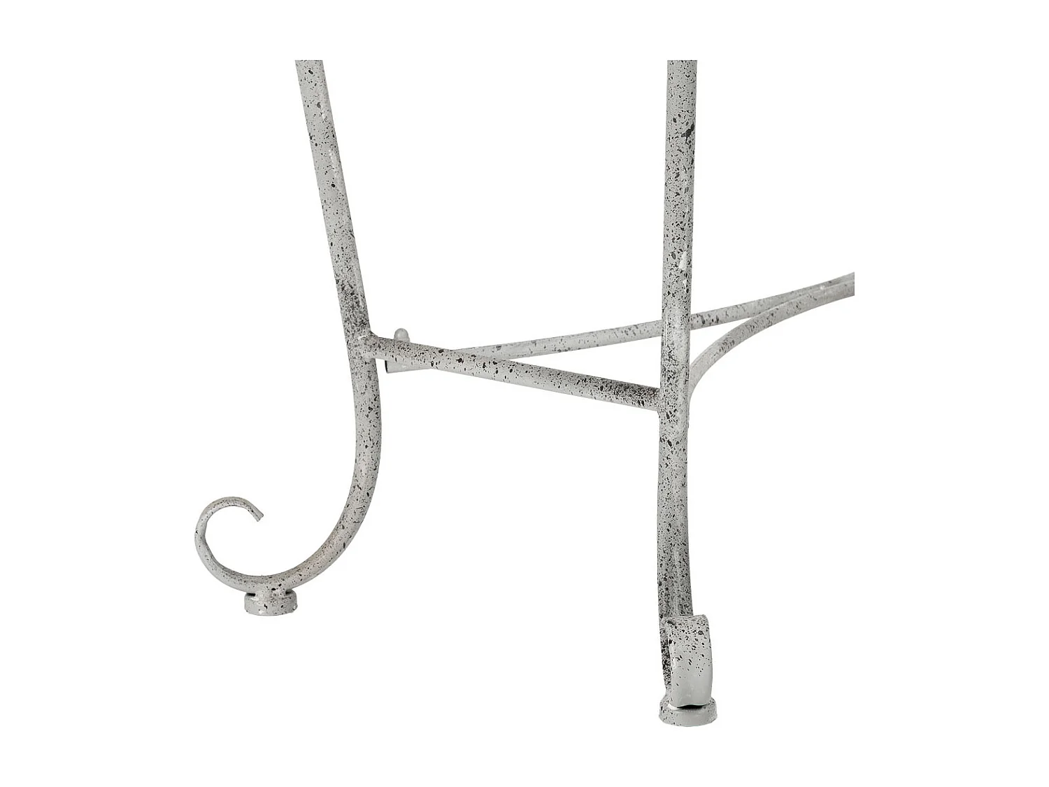 Meuble d'entrée en métal 76,84x38,1x84,46h cm