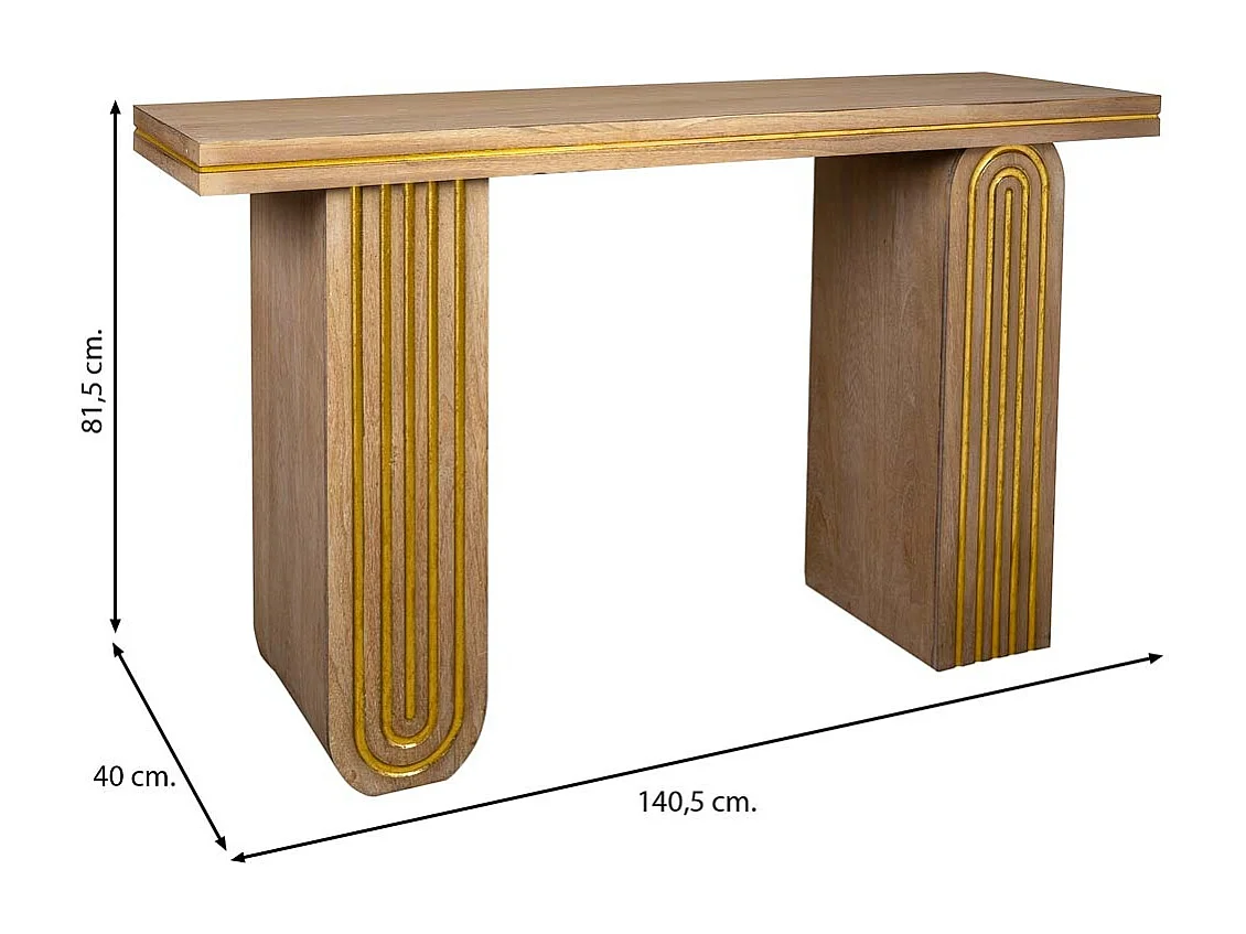 Holzsideboard mit 2 Türen 78x38x87