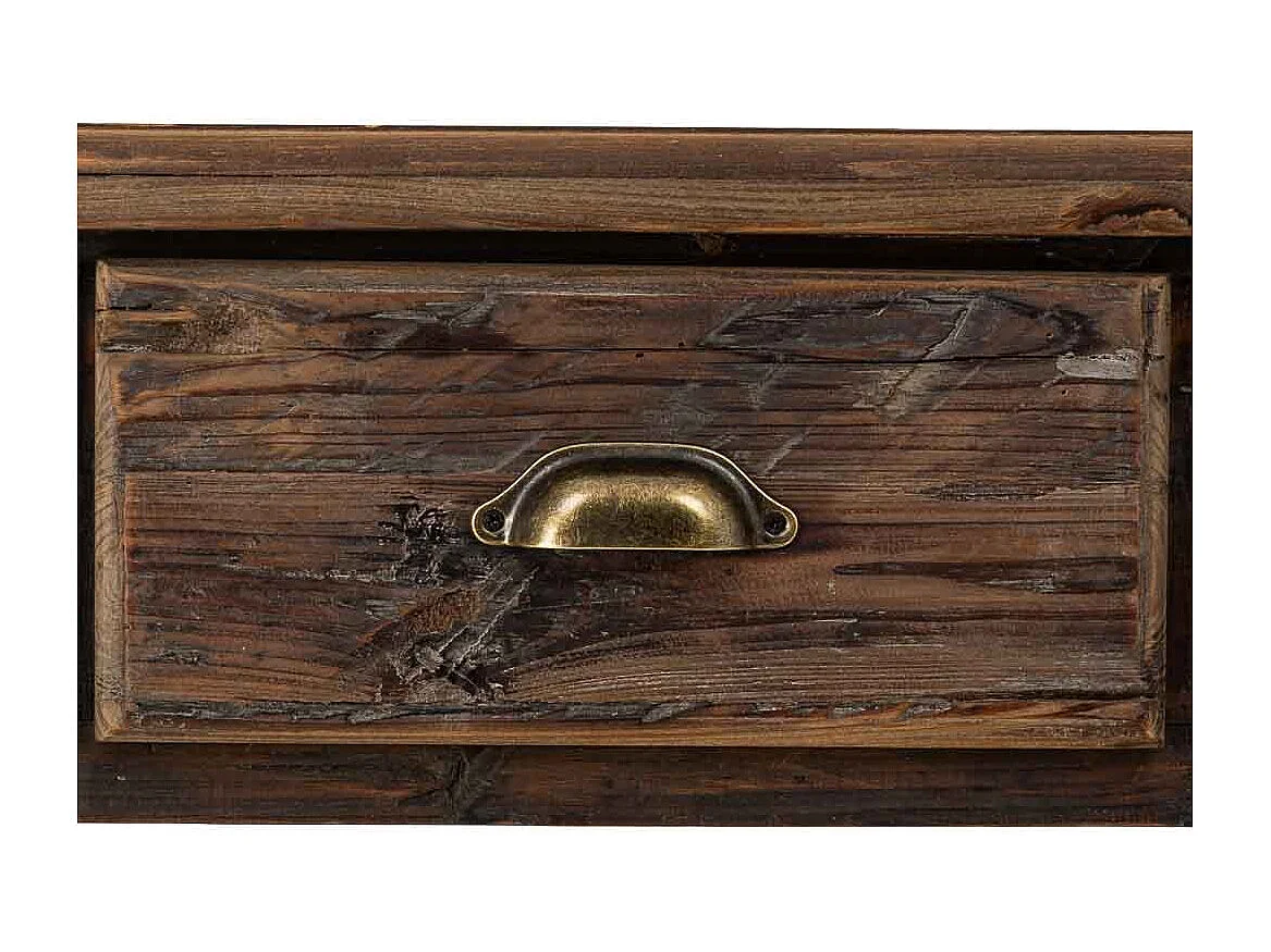 Table d'entrée en bois avec 3 tiroirs 120x38x81h cm