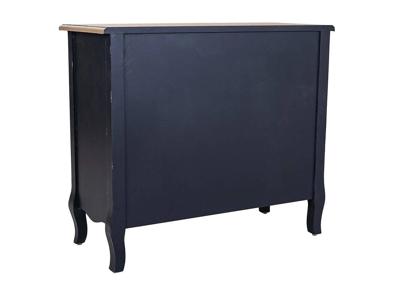 Salão de madeira preto 83x36x72