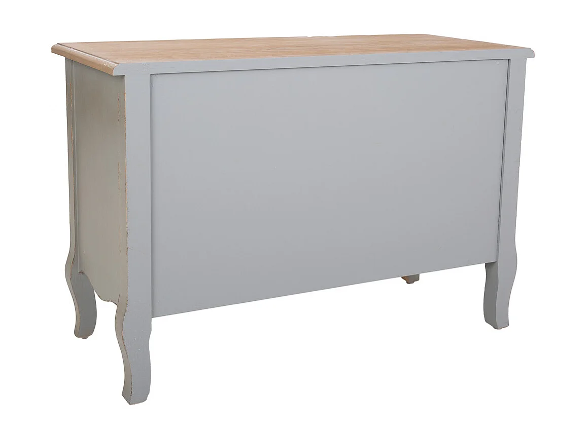 Mesa de entrada em madeira verde, 83x36x56,5