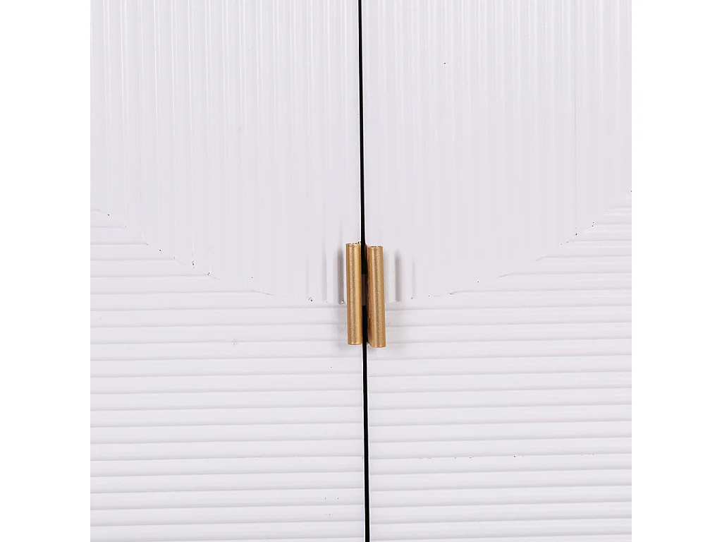 Weiße Holzhalle 80x36,5x81,5h cm