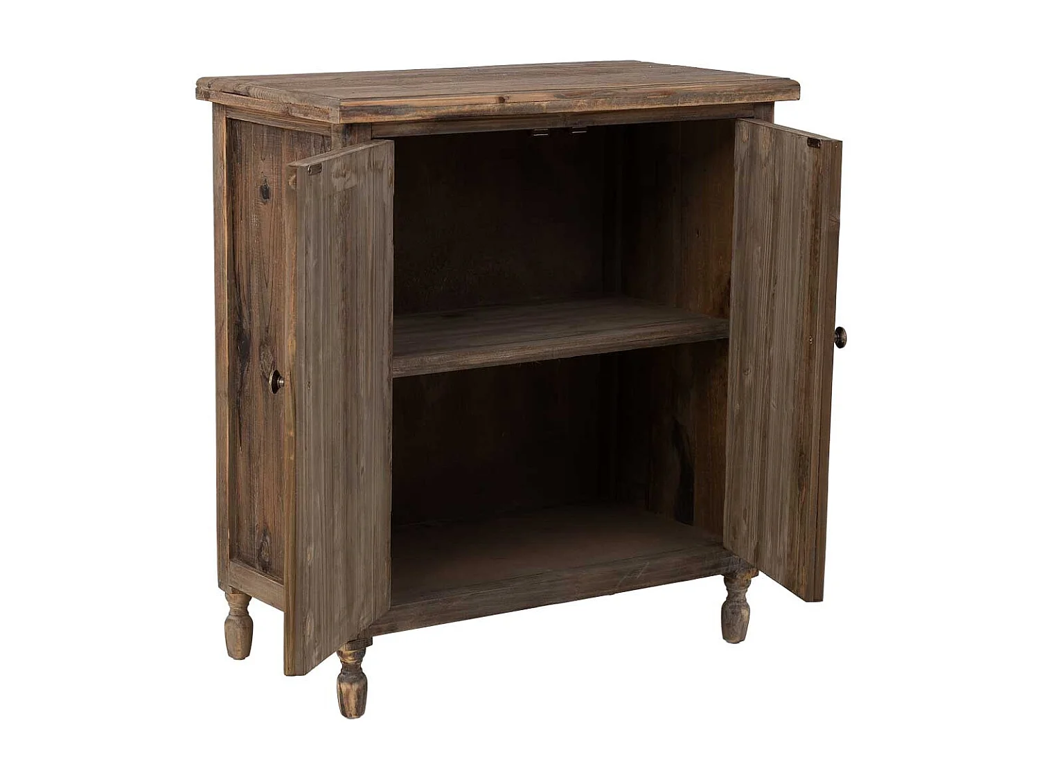 Flurschrank aus Holz mit 2 Türen 75x38x82