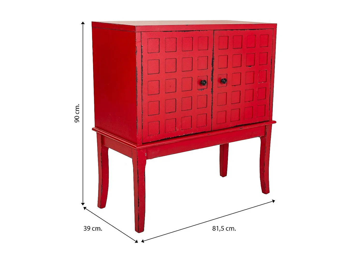 Mobile da ingresso in legno 81,5x39x90