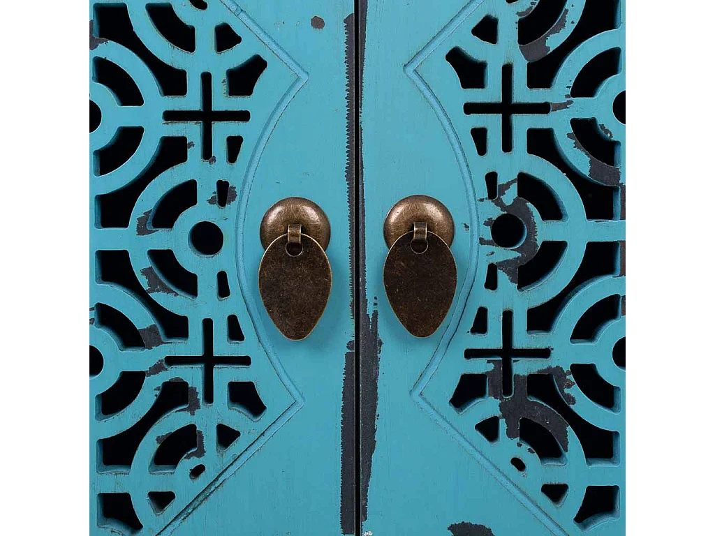 Meuble d'entrée en bois avec 1 tiroir et 2 portes 48x32x75