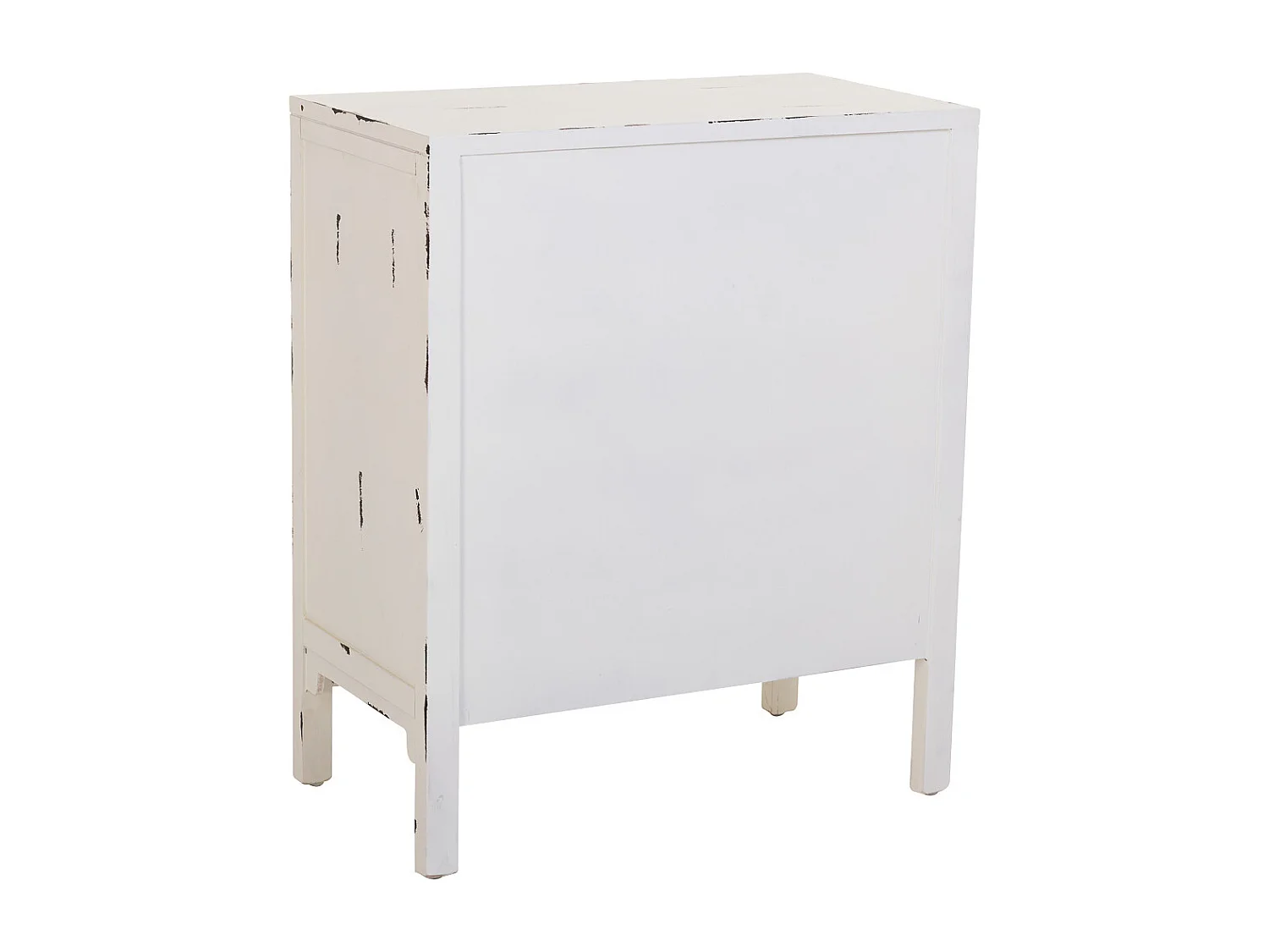 Meuble d'entrée en bois blanc 66x36x78h cm