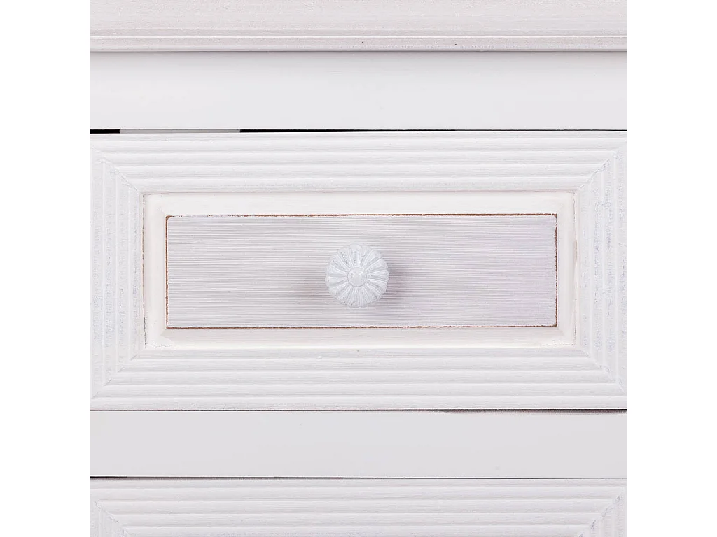 Recibidor de madera blanco 66x32x84
