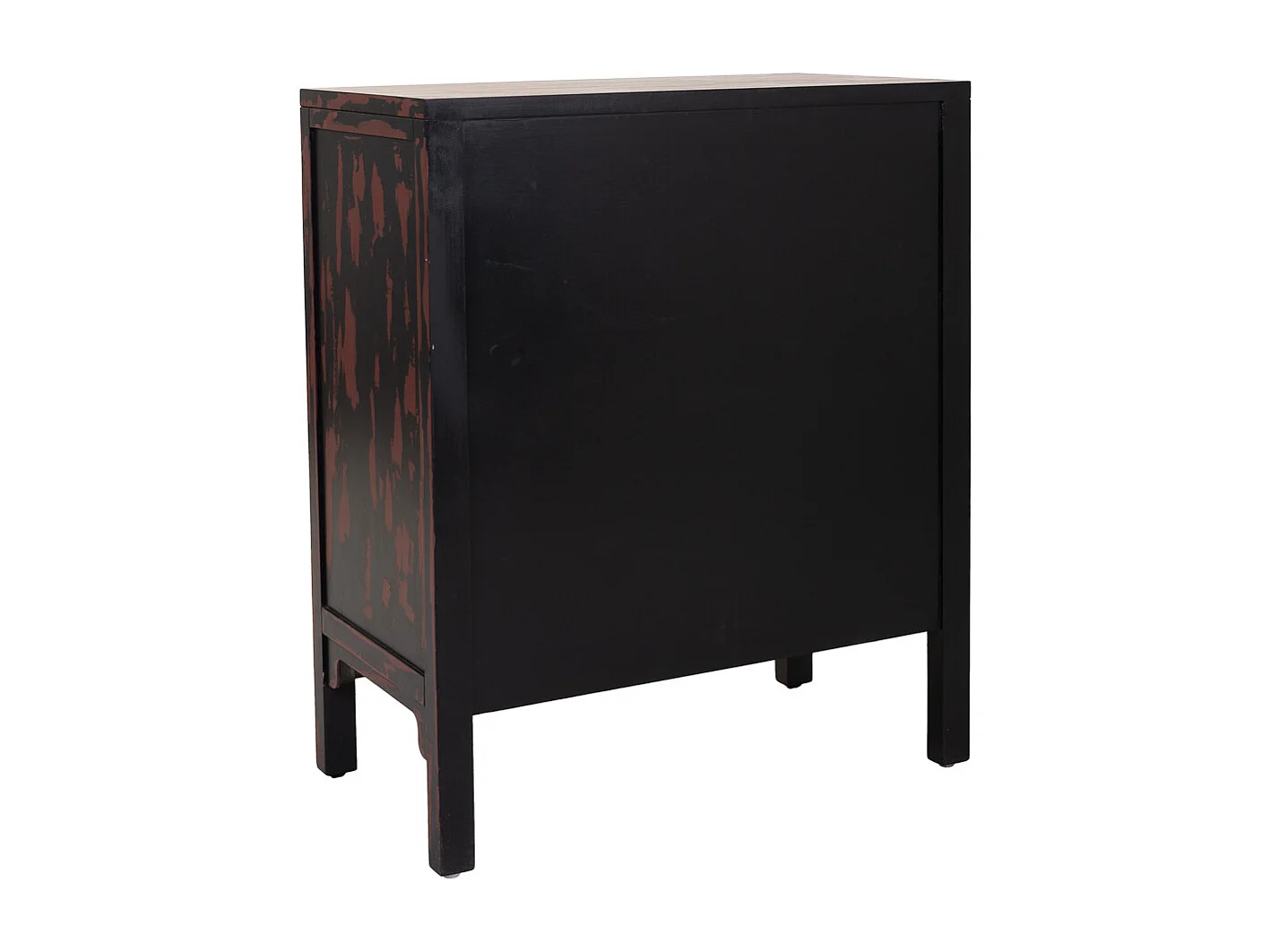 Rote Flurschrank aus Holz 66x36x78h cm