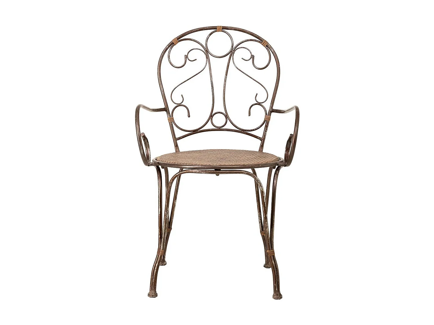 Chaise en métal 52,7x50,1x45/92,7h cm