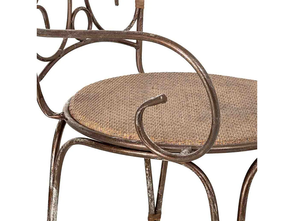 Chaise en métal 52,7x50,1x45/92,7h cm