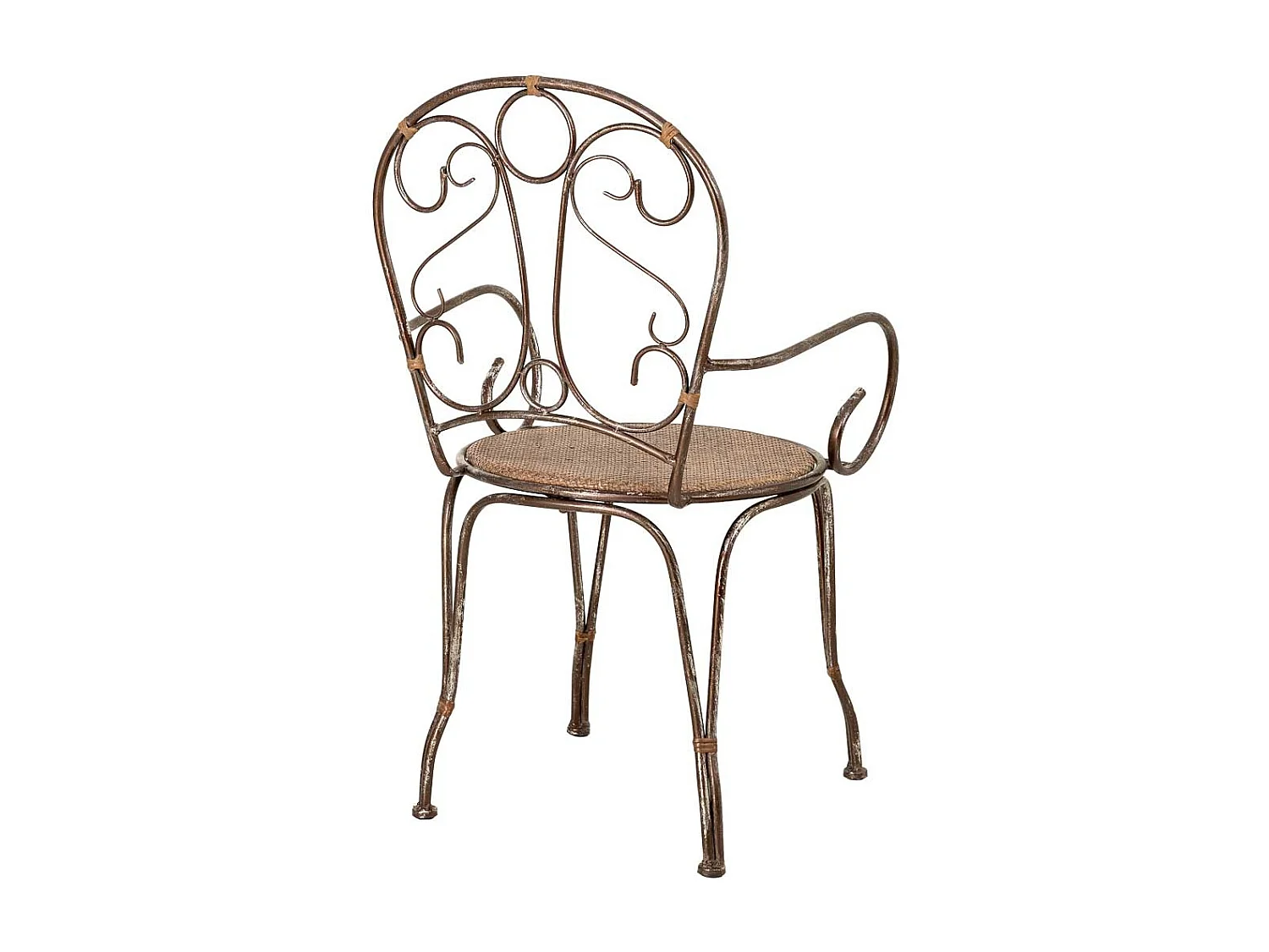 Chaise en métal 52,7x50,1x45/92,7h cm