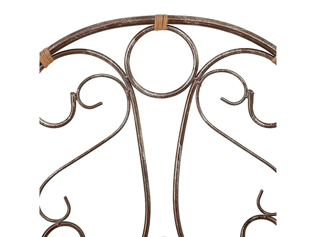 Chaise en métal 52,7x50,1x45/92,7h cm