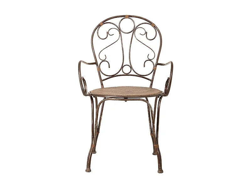 Chaise en métal 52,7x50,1x45/92,7h cm