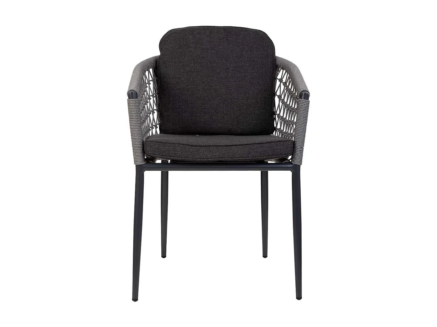 Chaise en corde gris 57x62x79