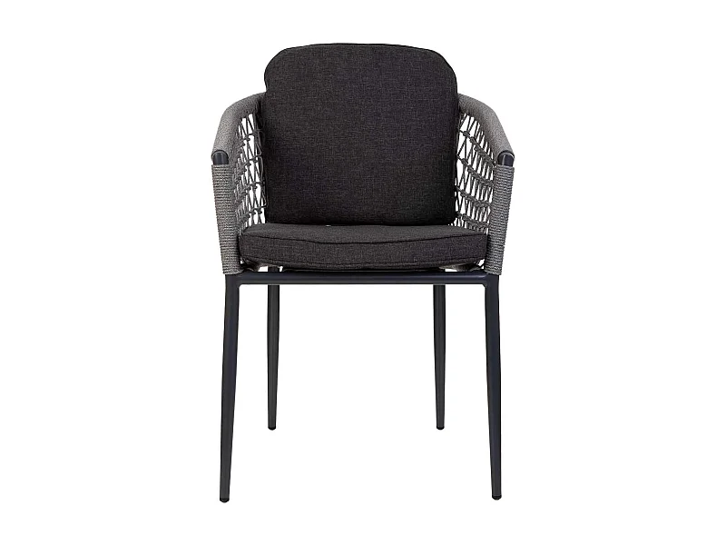 Chaise en corde gris 57x62x79