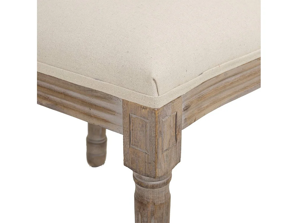 Polsterstuhl mit Rattanbezug in Beige 48x46x48/96