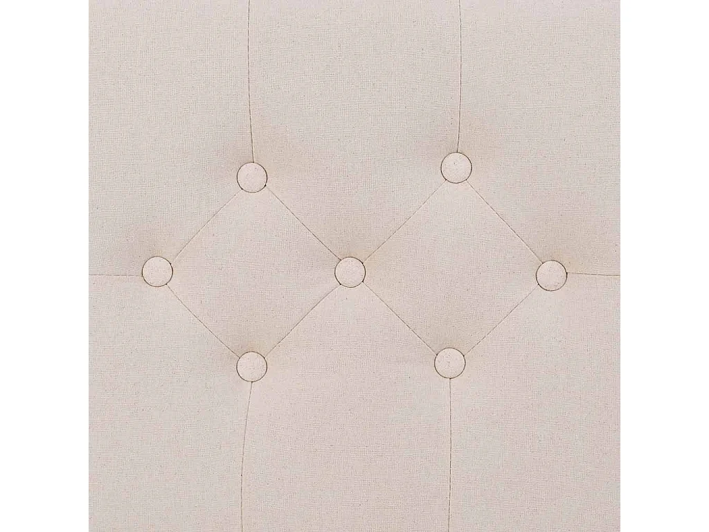 Sgabello imbottita in legno panna 49x46x46h