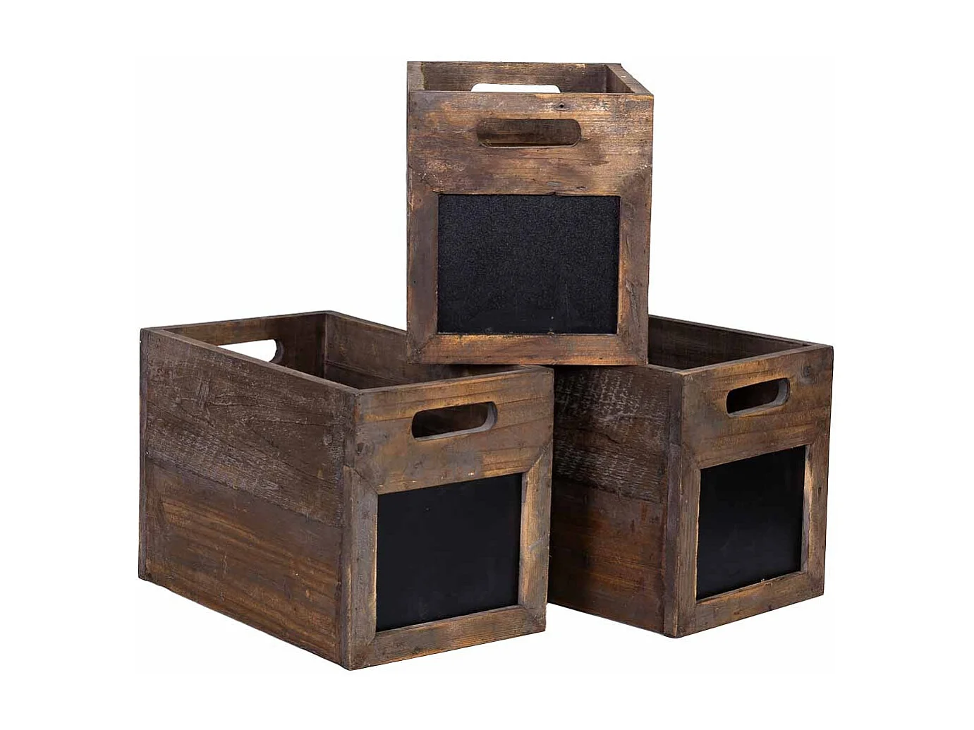 Banco em madeira com 3 gavetas 90x45x51h cm
